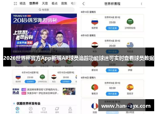 2026世界杯官方App新增AR球员追踪功能球迷可实时查看球员数据