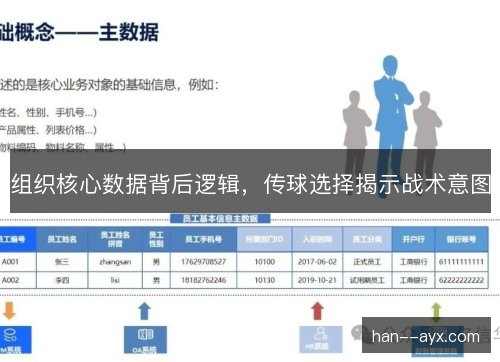 组织核心数据背后逻辑,传球选择揭示战术意图 组织核心数据背后逻辑,传球选择揭示战术意图